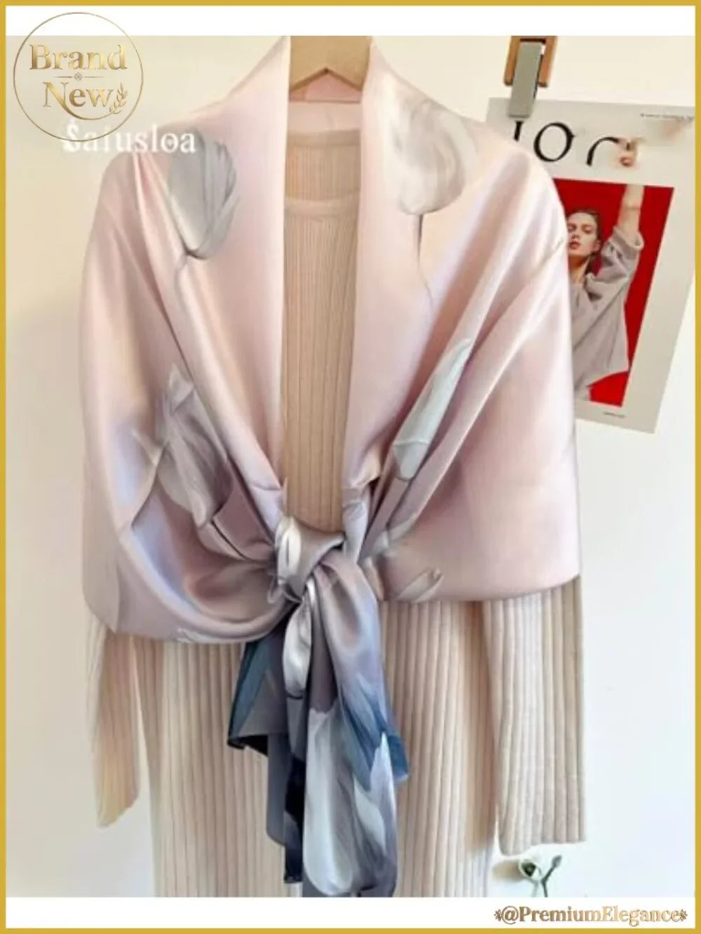 Polyester Satin Dress Scarf Shawl Wrap Lightweight Formal Evening